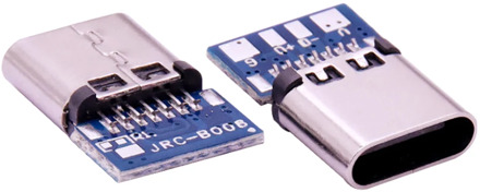 10PCS Micro USB 2.0 Type C Connector 14 Pin Female Socket Receptacle Through Holes PCB 180 Vertical Shield USB