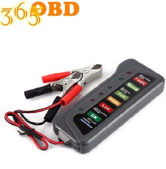 10Pcs Mini 12V Auto Batterij Tester BM310 Digitale Dynamo Tester 6 Led Verlichting Display Car Diagnostic Tool Auto batterij Tester