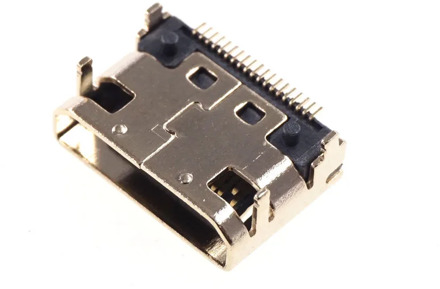 10pcs Mini HDMI Female Connector SMD 19 pin Reflow Solderable right angle surface mound PCB Rohs Receptacle HDMIs