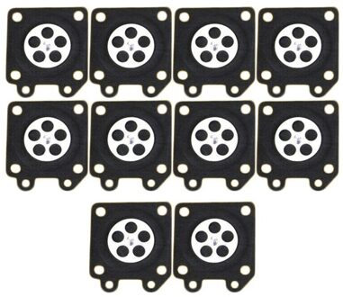 10Pcs Mini Onderdelen Reparatie Accessoires 95-526 95-526-9 Pad Carburateur Diafragma Duurzaam Rubber Metering vervanging Voor Walbro