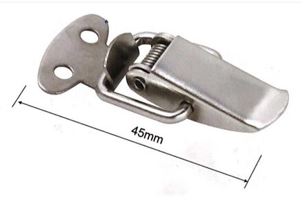 10Pcs Mini Rvs Bagage Accessoires, Metalen Universele Hardware Bagage, Gesp Kast Meubilair Lock Box Klink