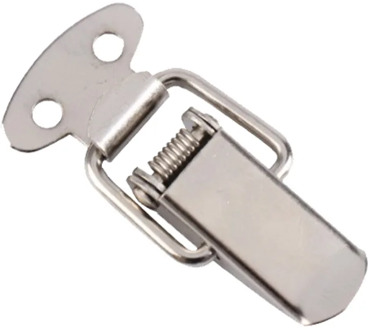 10pcs Mini Stainless Steel Luggage Accessories, Metal Universal Hardware Luggage, Buckle Cabinet Furniture Lock Box Latch