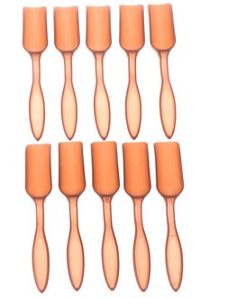 10Pcs Mini Tuin Scoop Multifunctionele Vetplanten Bodem Plastic Schop Lepels Tool