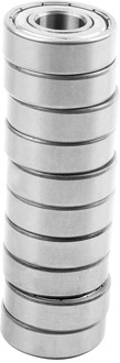 10pcs Miniature Sealed Metal Shielded Metric Radial Ball Bearing Model: 6202-Z 15*35*11mm