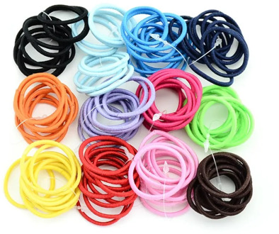 10pcs Mixed Colors Baby Girl Kids Tiny Hair Bands Elastic Ties Ponytail Holder Accessories Hair Headwear Baby Bebes Accesorios