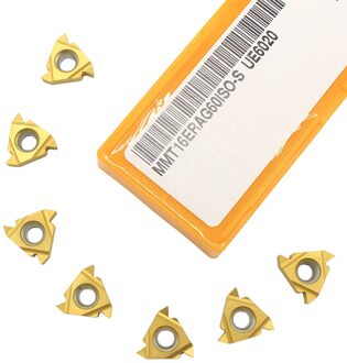 10PCS MMT 16ER AG60 UE6020 Externe Draaigereedschappen 16ER AG60 Carbide insert Draaibank cutter Tool Tokarnyy draaien insert