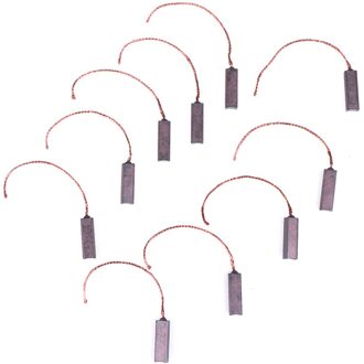 10Pcs Motor Koolborstels Regulator Carbon Borstel 4.5X6.5X20Mm
