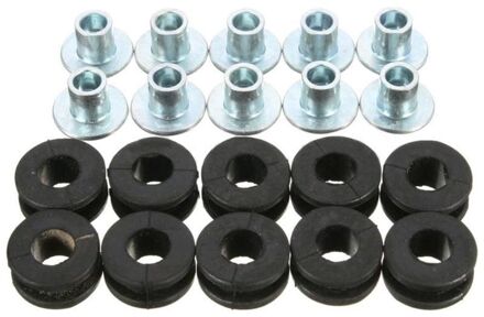 10Pcs Motorcycle Rubber Buffer Wasmachine Decompressie Bolt Buffer Kit Vervanging Accessoires