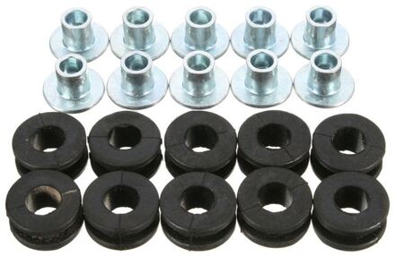 10Pcs Motorcycle Rubber Grommets Voor Honda Voor Yamaha Voor Suzuki Voor Kawasaki Stroomlijnkappen