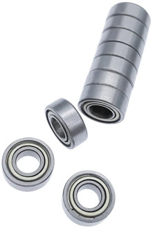 10pcs MR115 miniature bearing 5X11X4mm carbon steel deep groove ball bearing for 3D printer functional mechanical parts