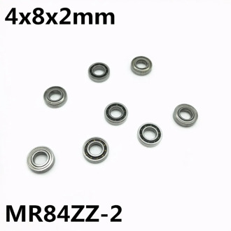 10Pcs MR84ZZ-2 4x8x2 mm Deep groove ball bearing Miniature bearing High qualit