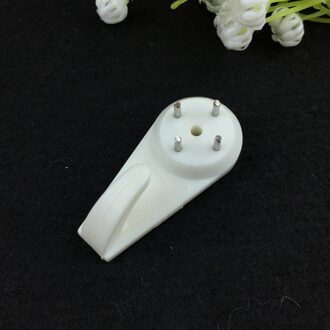 10Pcs Naadloze Nagels Functionele Optionele Duurzaam Naadloze Haken Nail Voor Useing Kantoor wit