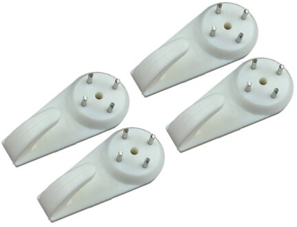 10Pcs Naadloze Nagels Optionele Schilderen Frame Onzichtbare Hanger Naadloze Haken Spijker Muur Naadloze Fotolijst Nagels wit 1