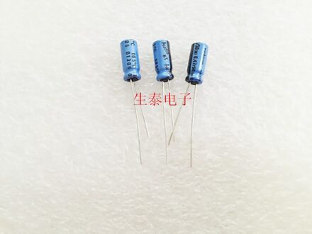 10Pcs Nichiconaudio Audio Voor Condensator 50V0.47UF 5X11 Kt Serie Van 105 Graden Blauw