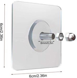 10Pcs Non-marking Schroef Sticker Punch-Gratis Zelfklevende Schroef Stickers Muur Opknoping Sucker Foto Haak Nail houder Deur Hanger