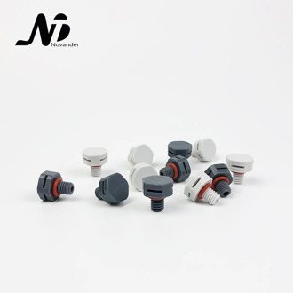 10pcs Nylon Waterproof Air Vent M12*1.5 Valve Screw Protective Vent Plug e-PTFE plastic breather Vent Valve