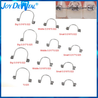 10Pcs /Pack Dental Orthodontic Anterior Teeth Torque Rectangular Springs