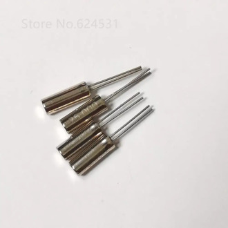 10pcs Passive crystal oscillator Cylindrical quartz crystal oscillator 75.000KHZ 3*8 308 75KHZ resonator