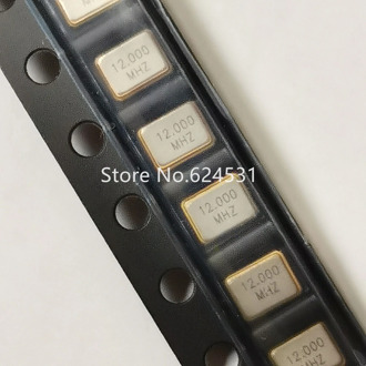 10pcs Passive patch crystal 3225 3.2*2.5mm 4 feet 12M 12MHZ 12.000MHZ resonator