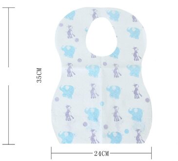 10PCs Peuters Kwijlen Slabbetjes Wegwerp Waterdichte Baby Speeksel Handdoek Kwijl Bib Geschikt voor Kwijlen en Tandjes Kinderen