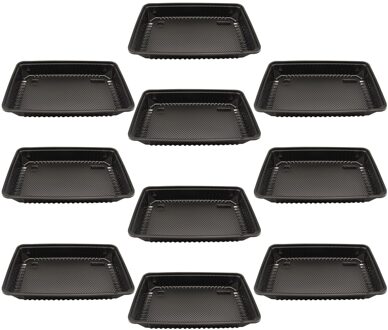 10Pcs Plastic Zaailing Lade Nodrain Gaten Voor Kasplant Kieming Kwekerij Pot Lade Succulent Plantaardige Groeien