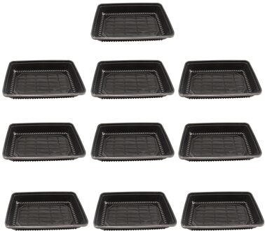 10Pcs Plastic Zaailing Lade Nodrain Gaten Voor Kasplant Kieming Kwekerij Pot Lade Succulent Plantaardige Groeien