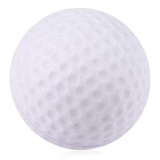10Pcs Pu Foam Golfballen Geel Spons Elastische Indoor Outdoor Praktijk Training