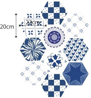 10Pcs Pvc Badkamer Anti-Slip Vloertegels Tegel Vloer Waterdicht Stickers Muurstickers Decoratie Keuken Olie Proof wallpape LB-020