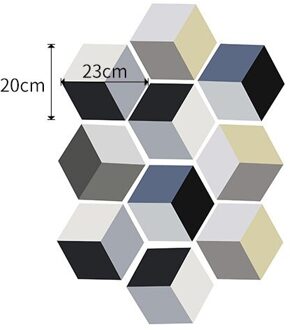 10Pcs Pvc Badkamer Anti-Slip Vloertegels Tegel Vloer Waterdicht Stickers Muurstickers Decoratie Keuken Olie Proof wallpape LB-024