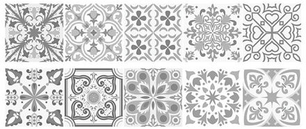 10Pcs Pvc Badkamer Anti-Slip Vloertegels Tegel Vloer Waterdicht Stickers Muurstickers Decoratie Keuken Olie Proof wallpape QZ-004