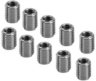 10Pcs Reparatie Moer Vrouwelijke Draad M6 X 1 Buitendraad M8 X 1 Draad Extension Tool Rvs Schroefdraad mouwen Componenten