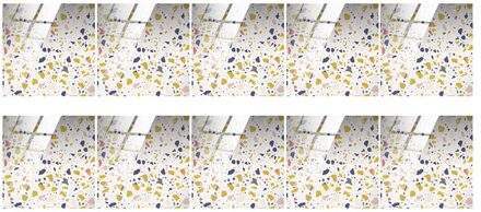 10Pcs Retro Keramische Vloertegel Stickers Zelfklevende Keramische Waterdicht Wallpapers Art Diagonaal Floor Stickers Keuken Decor