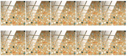 10Pcs Retro Keramische Vloertegel Stickers Zelfklevende Keramische Waterdicht Wallpapers Art Diagonaal Floor Stickers Keuken Decor