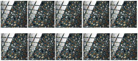 10Pcs Retro Keramische Vloertegel Stickers Zelfklevende Keramische Waterdicht Wallpapers Art Diagonaal Floor Stickers Keuken Decor