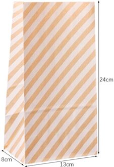 10Pcs Retro Kraft Bags Zigzag Dot Streep Blanco Ambachtelijke Papier Wedding Party Wikkelen Levert Diy Briefpapier envelop
