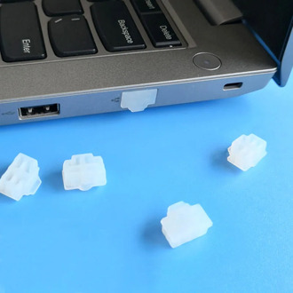 10pcs RJ45 Networke Interface Protector Cover Cap Anti Dust Plug For computer Router Ethernet Hub Port