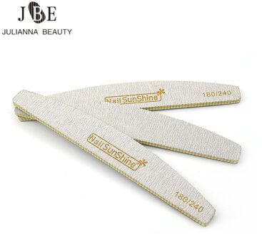 10Pcs Ronde Hoofd Schuurpapier Nagelvijl voor gel nagels Professionele Manicure Buffer Pedicure dubbelzijdig set de limas nail Gereedschap