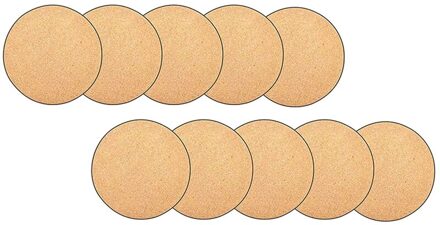 10Pcs Ronde Plastic Kurk Plant Schotels Voor Tuinieren, Pot Mat, Indoor Diy Craft Project 200 x 4.3mm