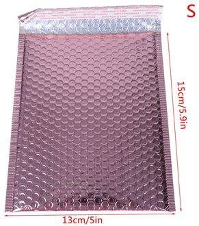 10Pcs Rose Gold Foam Envelop Tassen Zelf Seal Mailers Gevoerde Enveloppen Met Bubble Mailing Zak 10stk 13x15cm