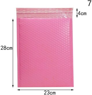 10Pcs Roze Papier Bubble Gewatteerde Mailers Enveloppen Bag Bubble Mailing Envelop Zak Verpakking Tassen Mailer Zakken 7