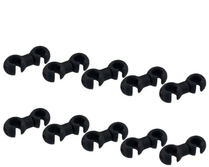 10pcs S buckle Hub Buckle Organizer Bicycle Transmission Line Pipe Brake Hose Snap Clamp S Type Bike Disc Brake Cable Sets Pipe