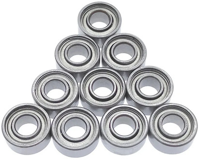 10pcs/set 684ZZ Miniature bearing 4*9*4 mm ball bearings motor quadcopter carbon steel for fidget spinner