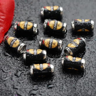 10pcs/set Dollhouse Decoration Simulation Black Green Dollhouse Scene Beer Model Beer Can Miniature Accessories 1:12 Scale V8F5