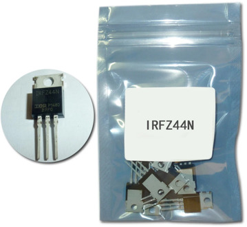 10pcs/set Mosfet IRFZ44N TO220 transistor kit IRFZ44 TO-220 high power transistors IRFZ44NPBF 49A 55V field effect transistor