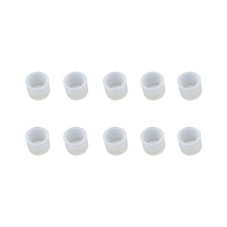 10Pcs/Sett Anti-stof Tv Speaker Rca Lotus Audio Av Signaal Socket Beschermende Cap Speaker Rca Lotus audio Av Signaal Socket Beschermen transparant