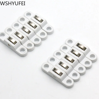 10PCS Sliding Door Roller Cabinet Copper Caster Wheel Pulley For Wardrobe Furniture Door and window accessories Width 7.5mm
