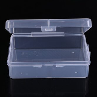 10Pcs Snap-On Mini Pp Lege Doos Plastic Pp Transparant Lege Doos Met Deksel Plastic Doos Verpakking Onderdelen opbergdoos