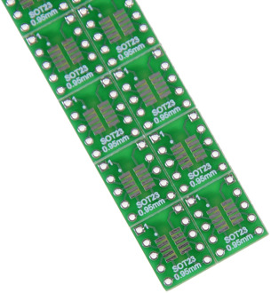 10pcs sot23-3 msop-10 umax to dip10 sot23-5 sot23-6 adapter board