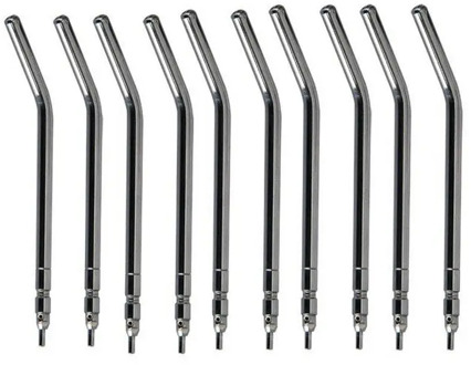 10pcs Spray Nozzles/Tips/Tube for Three Way/Triple Dental Air Water Syringe
