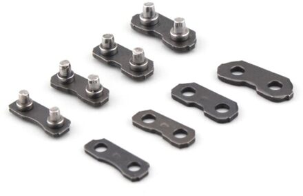 10Pcs Staal Kettingzaag Ketting Gewrichten Reparatie Kits Voor 3/8-Lp Master Link Tie Bandjes Deelnemen Accessoires Voor Tuin houtbewerking klein 8 connectors